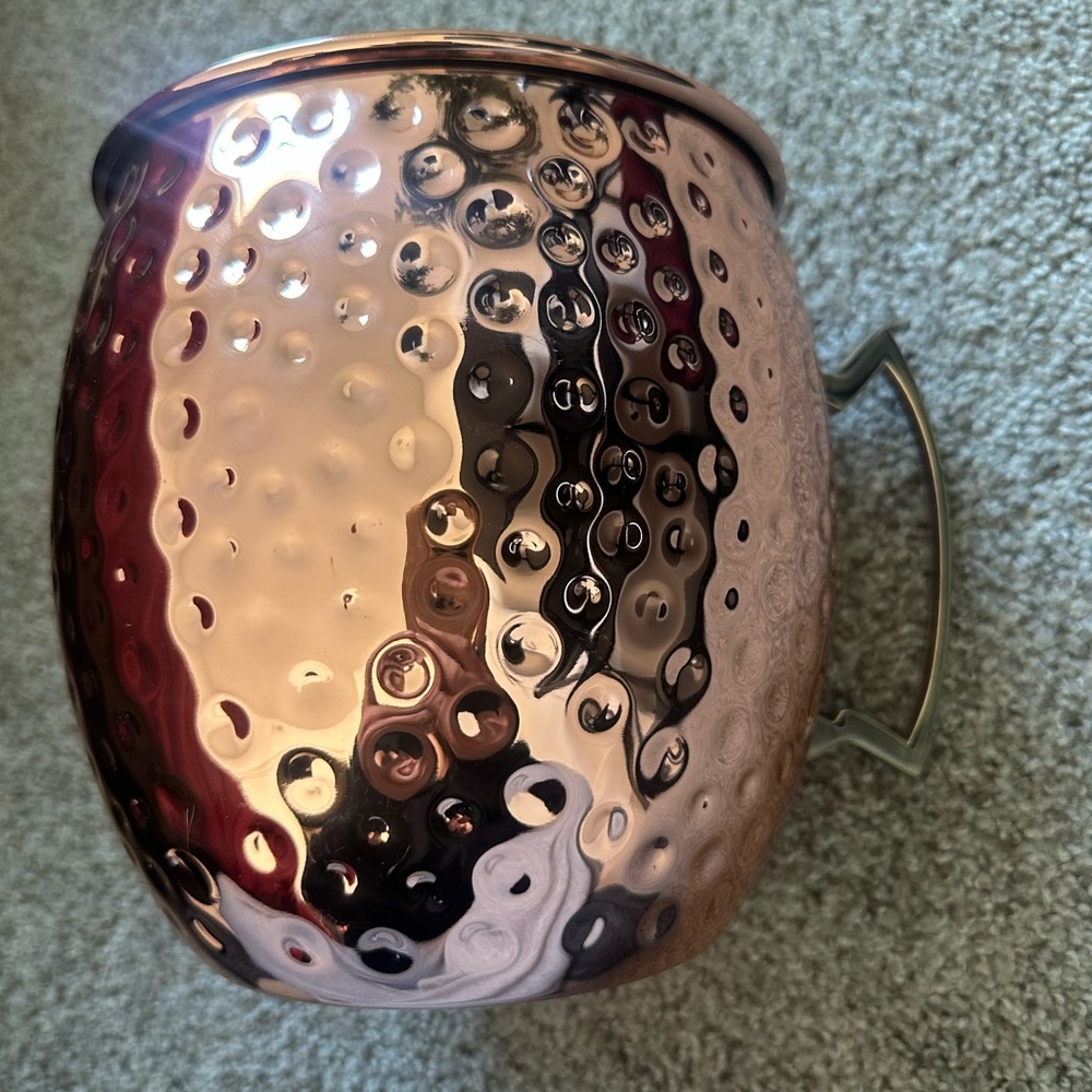 Giant Moscow mule mug shared drink fishbowl copper vessel